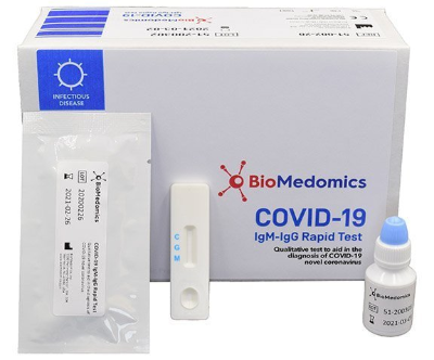 BioMedomics COVID-19 IgM/IgG Rapid test